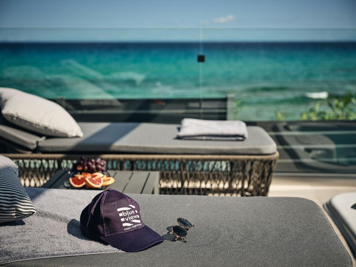 Blue View Villa - Coastal Elegance With Swim Spa, By Zantewize Alykanas  Luaran gambar